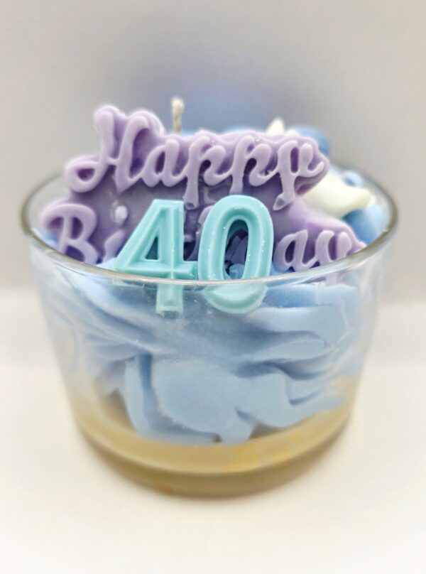 Bougie anniversaire personnalisable