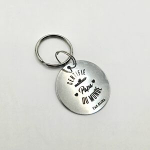 Porte-clé recto/verso 100% personnalisable
